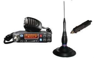 Statie Radio CB Maxon CM 70 plus Antena Millenium ML145 mag. plus mufa bricheta